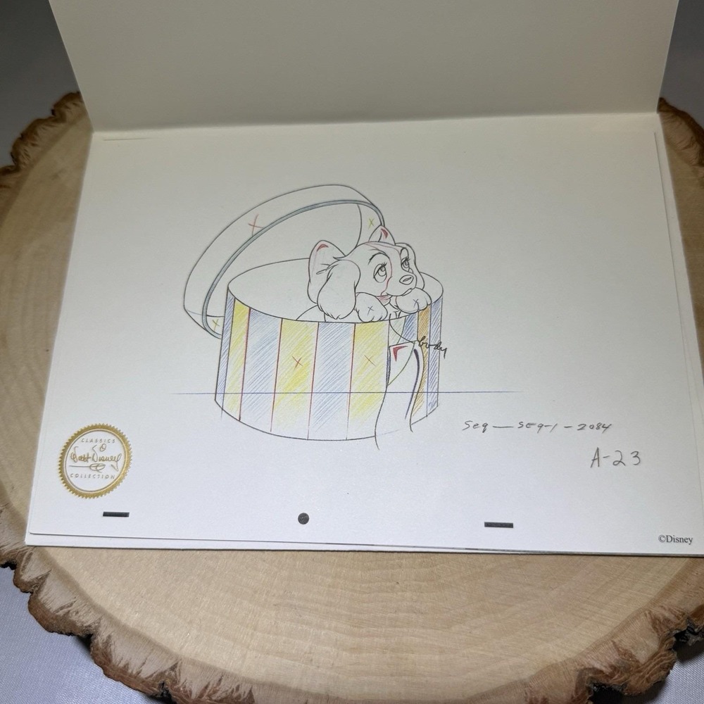 WDCC A Perfectly Beautiful Little Lady Lady And The Tramp W/Special Print & COA! - Picture 12 of 14